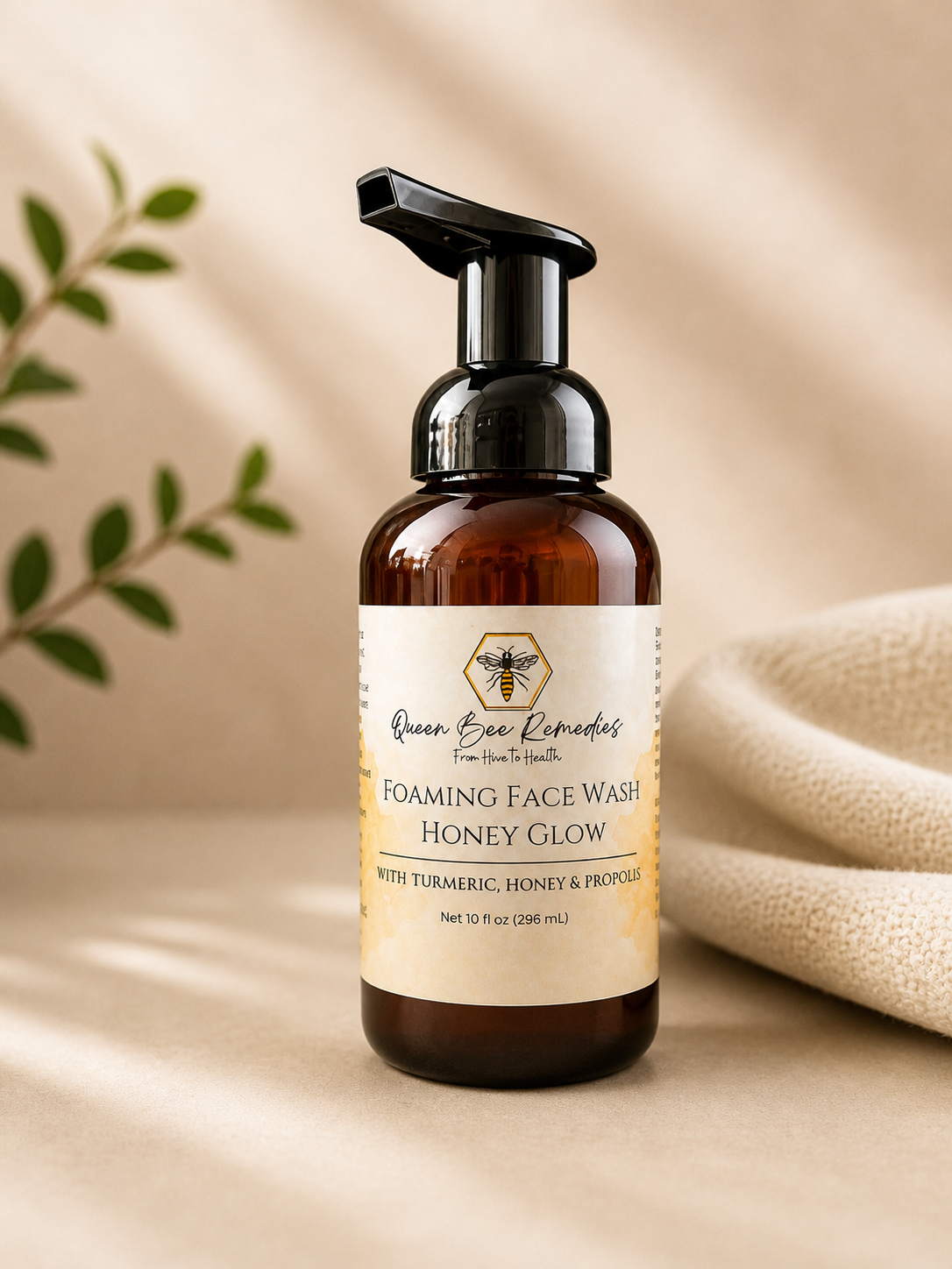 Honey Glow Face Wash - Foaming All-Natural Face Wash