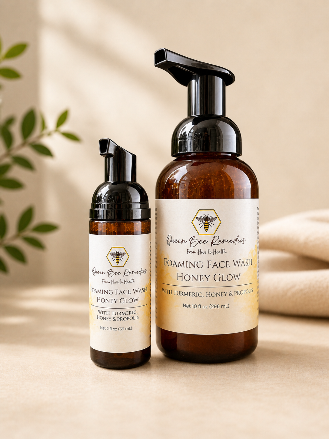 Honey Glow Face Wash - Foaming All-Natural Face Wash