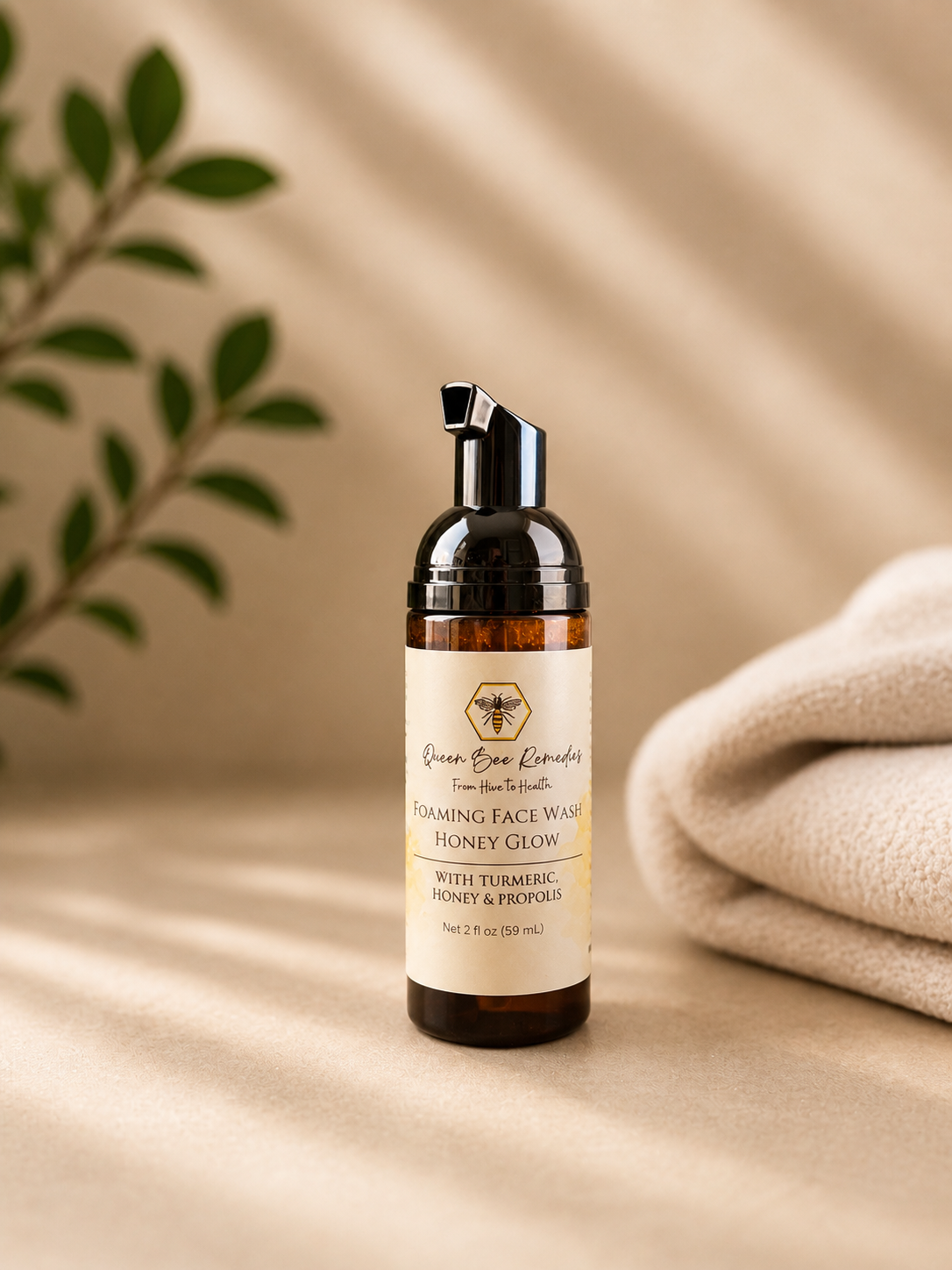 Honey Glow Face Wash - Foaming All-Natural Face Wash