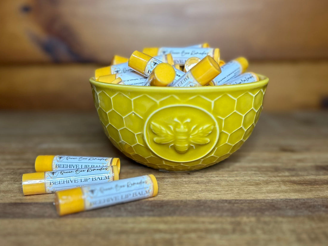 Set of 4 Beehive Lip Balms