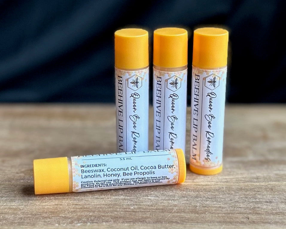 Set of 4 Beehive Lip Balms
